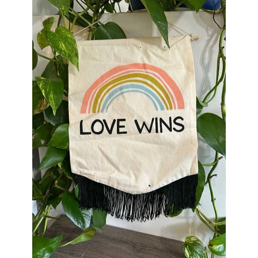 Calhoun & Co. “Love Wins” Wall Hanging